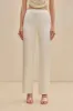 KORA PANT - OFF WHITE SILK sold by Cult Gaia