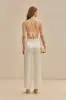 KORA PANT - OFF WHITE SILK sold by Cult Gaia