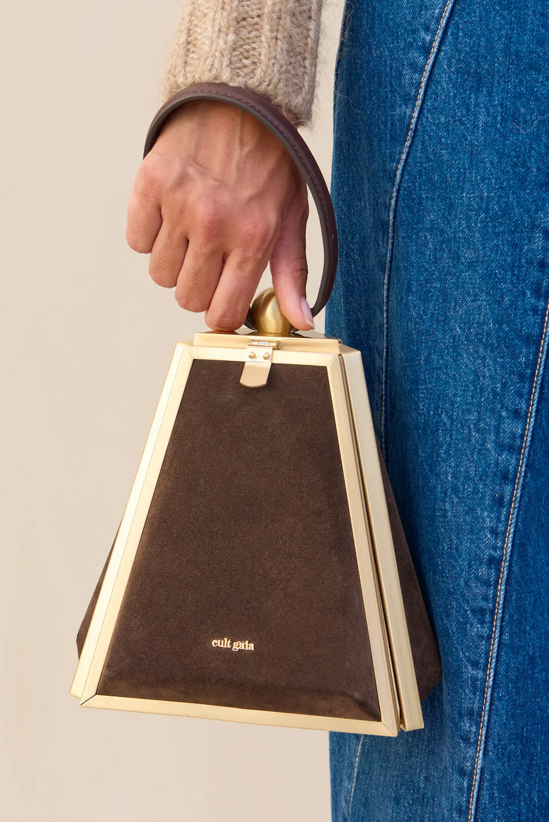 TRINA BAG - ESPRESSO sold by cult gaia product image thumbnail 4