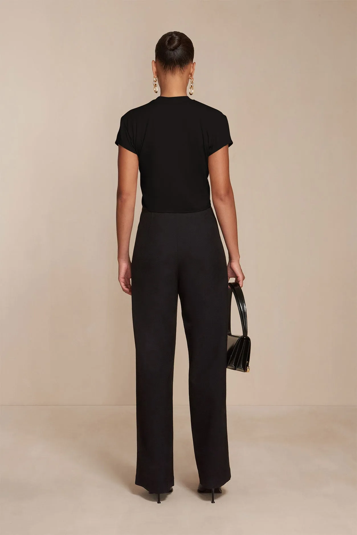 TASHA PANT - BLACK sold by cult gaia product image thumbnail 3