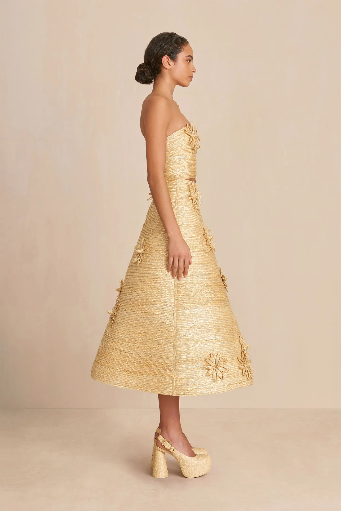 OPHILE SKIRT - NATURAL sold by Cult Gaia product image thumbnail 3