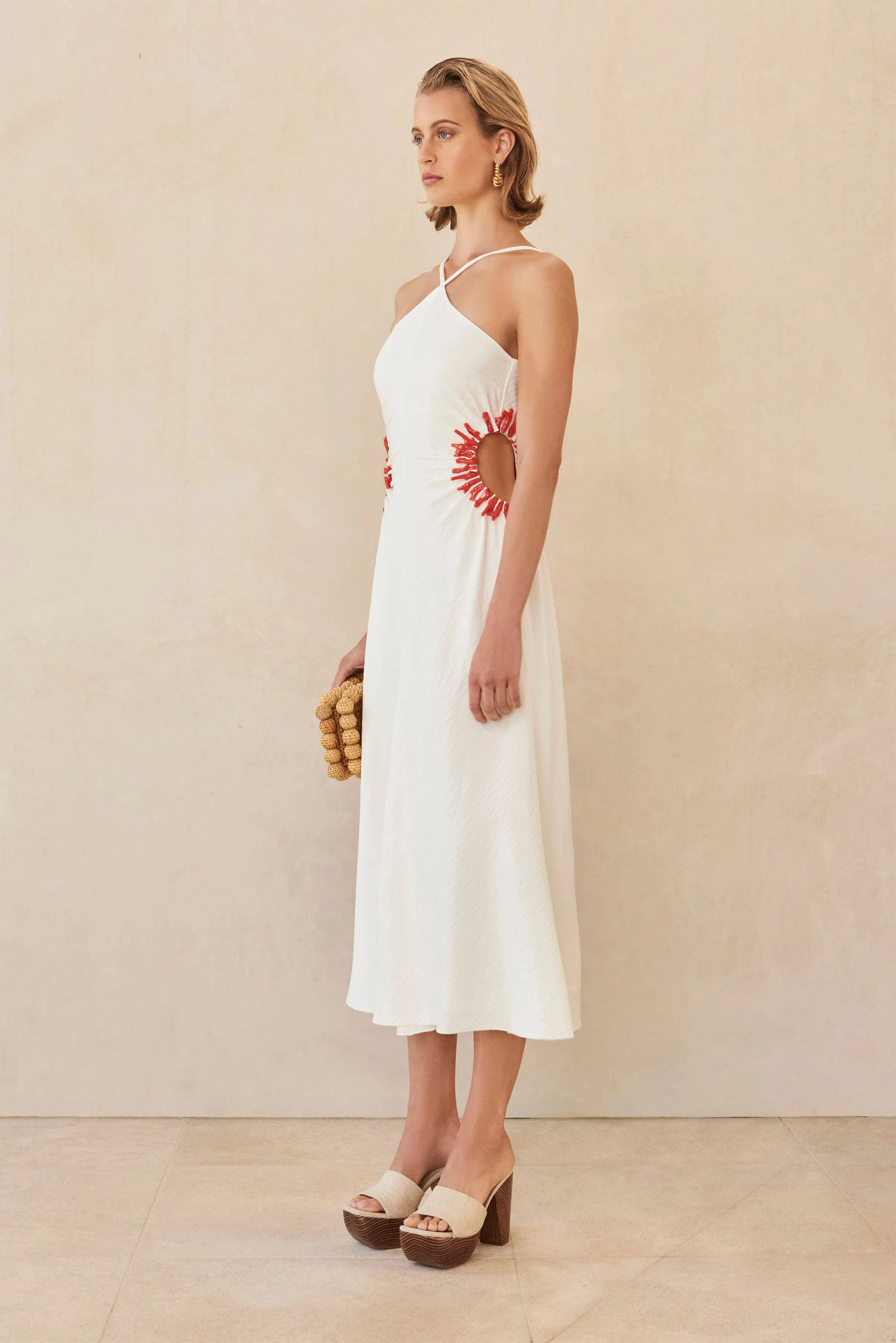 SILVIA DRESS - OFF WHITE sold by cult gaia product image thumbnail 4