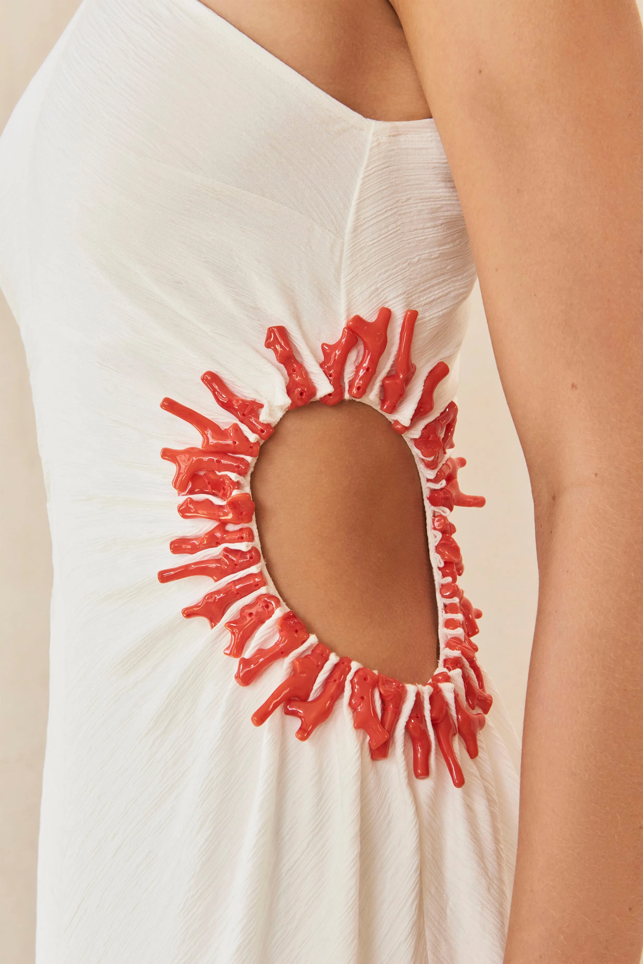 SILVIA DRESS - OFF WHITE sold by cult gaia product image thumbnail 3