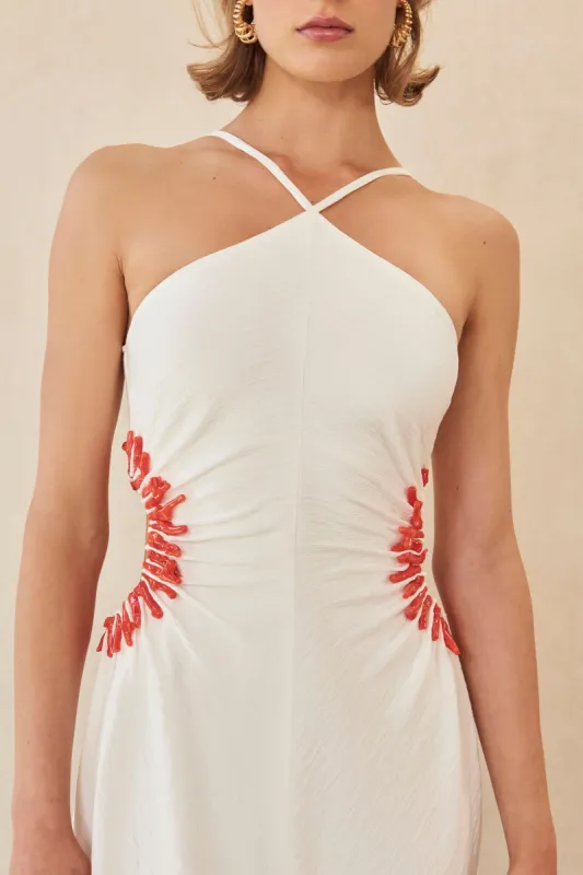 SILVIA DRESS - OFF WHITE sold by cult gaia