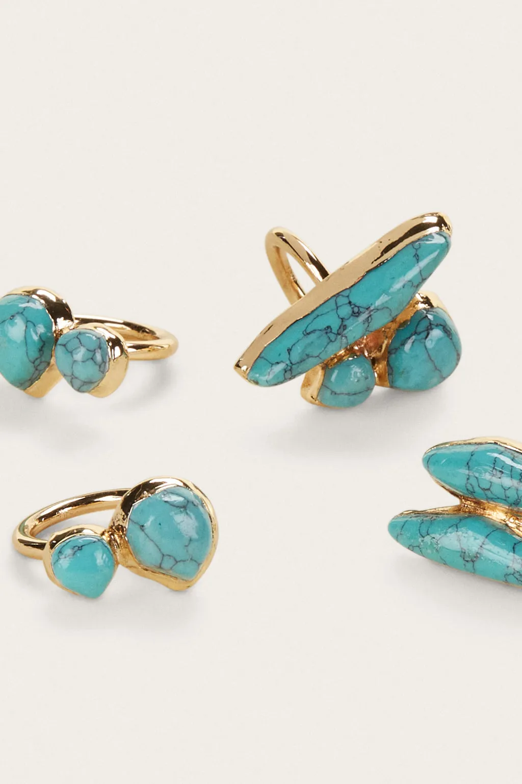 SURI RING SET - TURQUOISE sold by cult gaia product image thumbnail 2