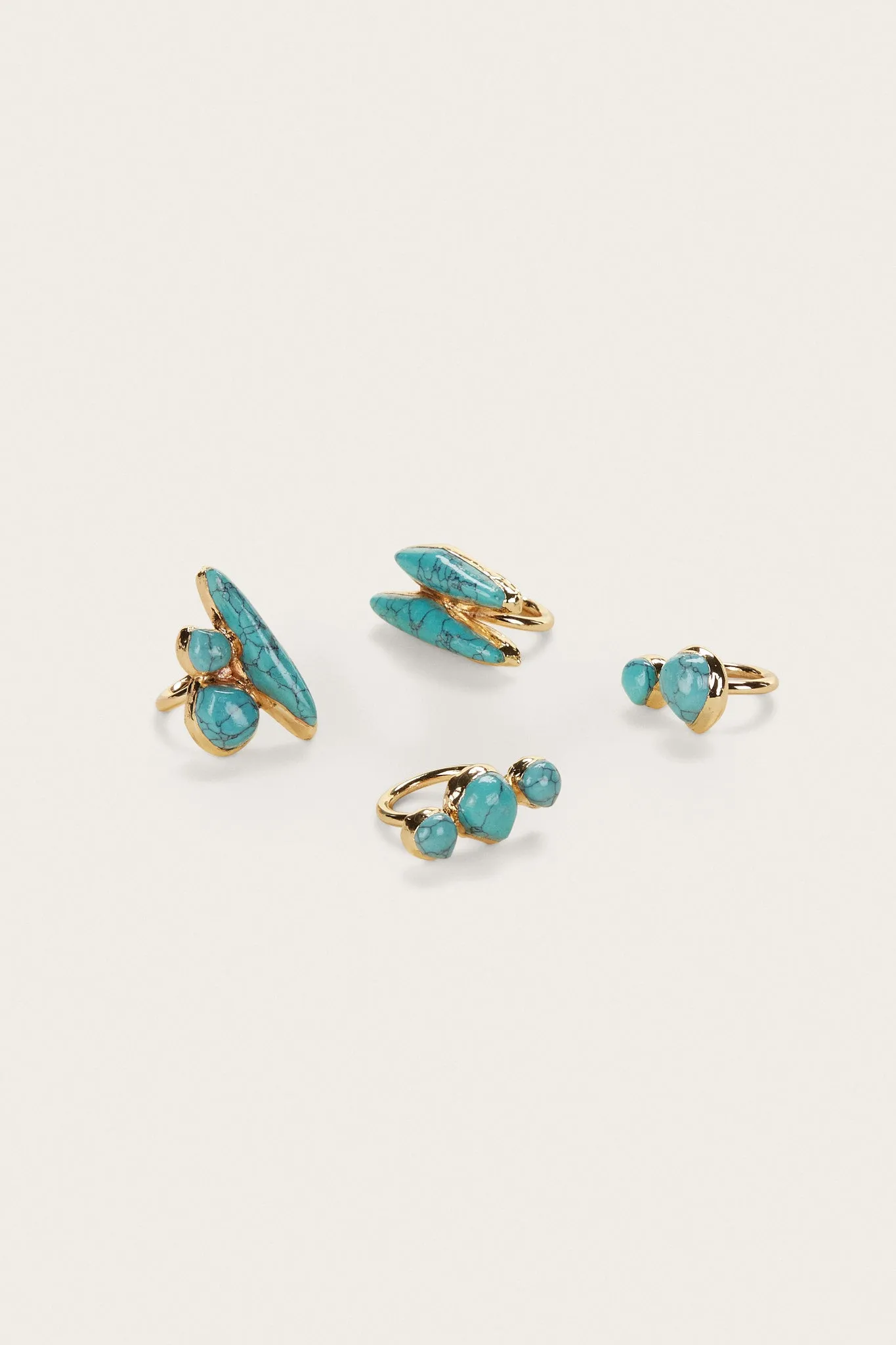 SURI RING SET - TURQUOISE sold by cult gaia