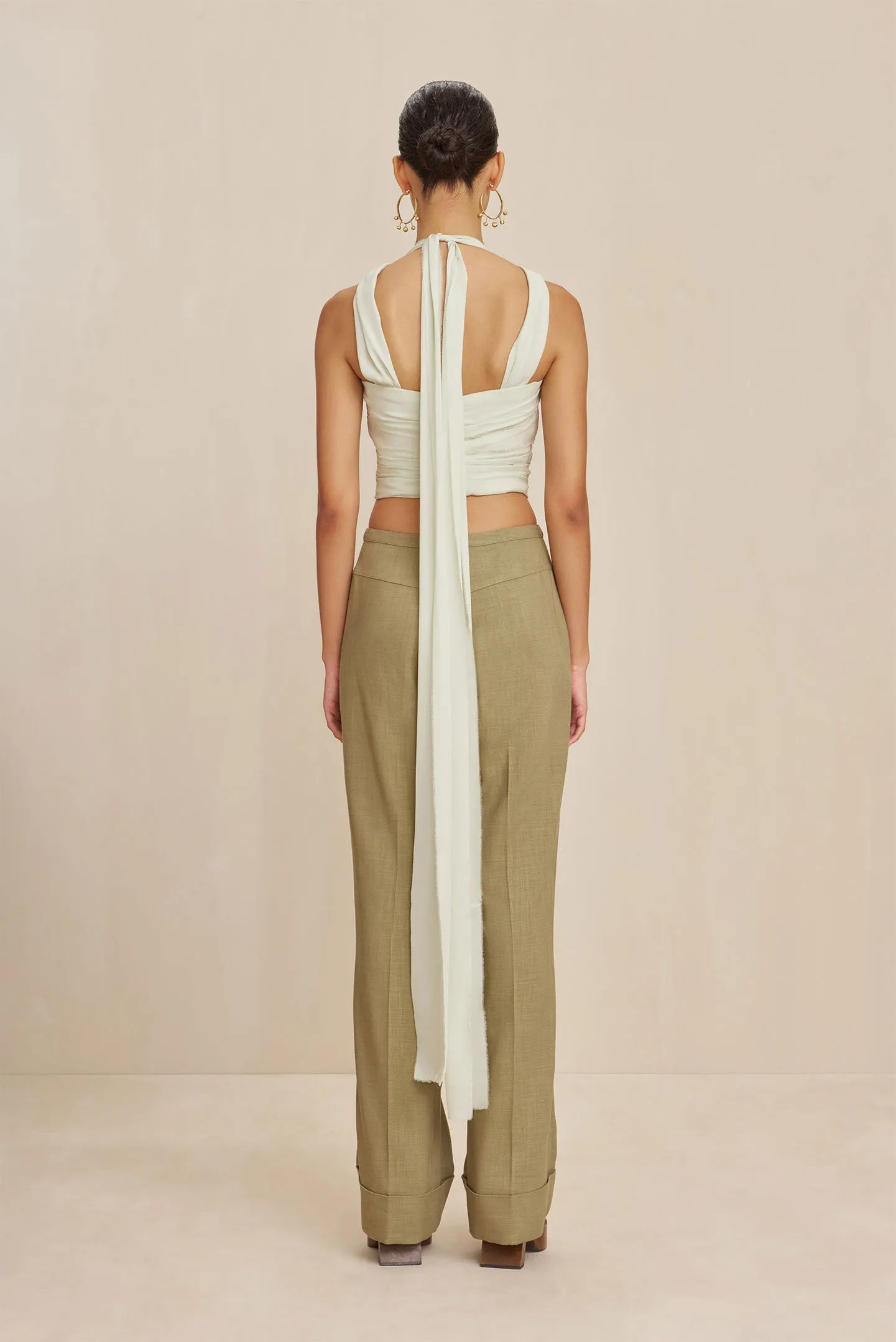 TAIJA TOP - LIGHT HONEYDEW sold by cult gaia product image thumbnail 5