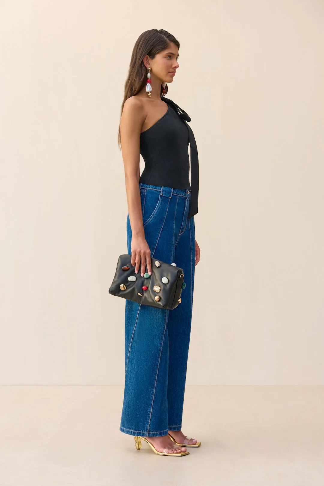 NOMI KNIT TOP - BLACK sold by Cult Gaia product image thumbnail 4