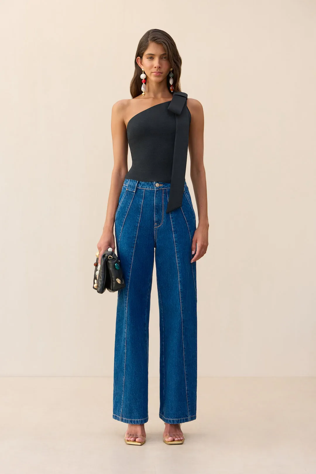 NOMI KNIT TOP - BLACK sold by Cult Gaia product image thumbnail 2