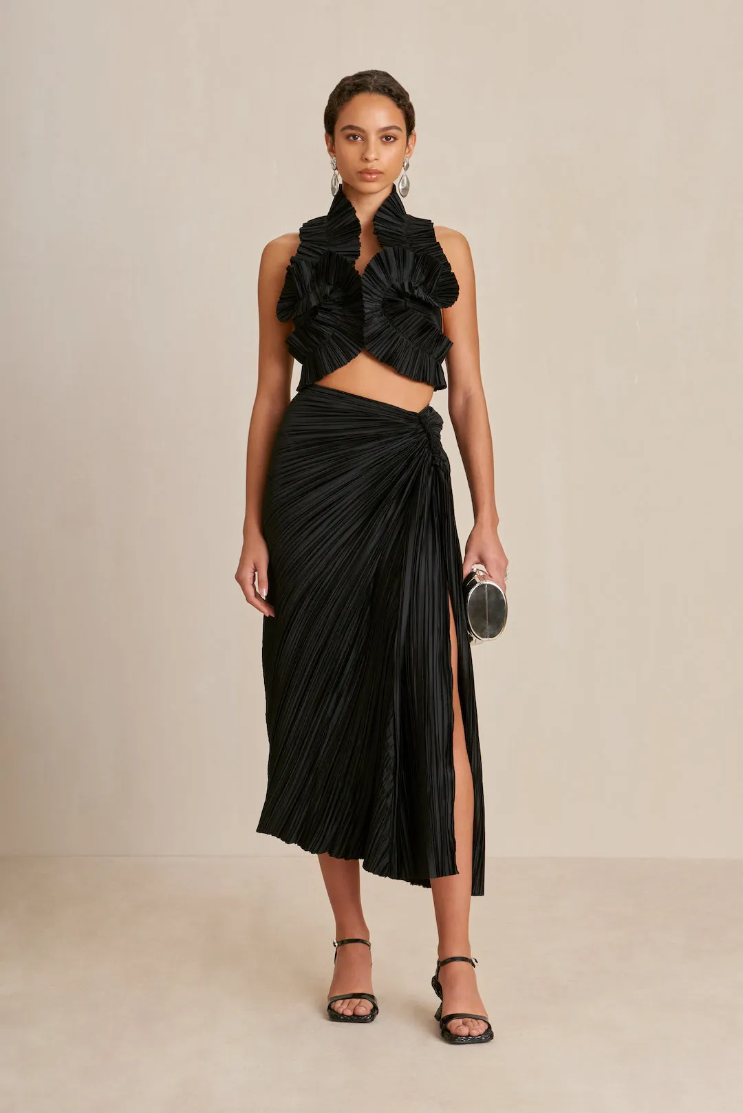 ADILIA TOP - BLACK sold by cult gaia product image thumbnail 2