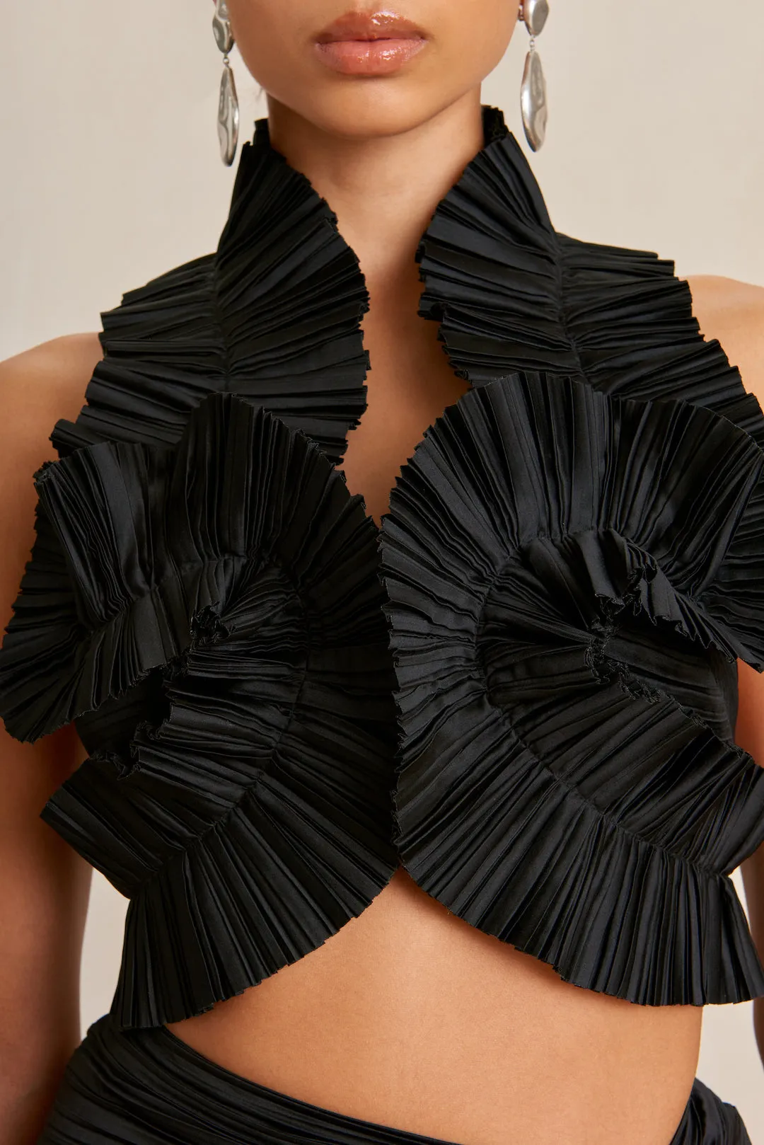 ADILIA TOP - BLACK sold by cult gaia product image thumbnail 5