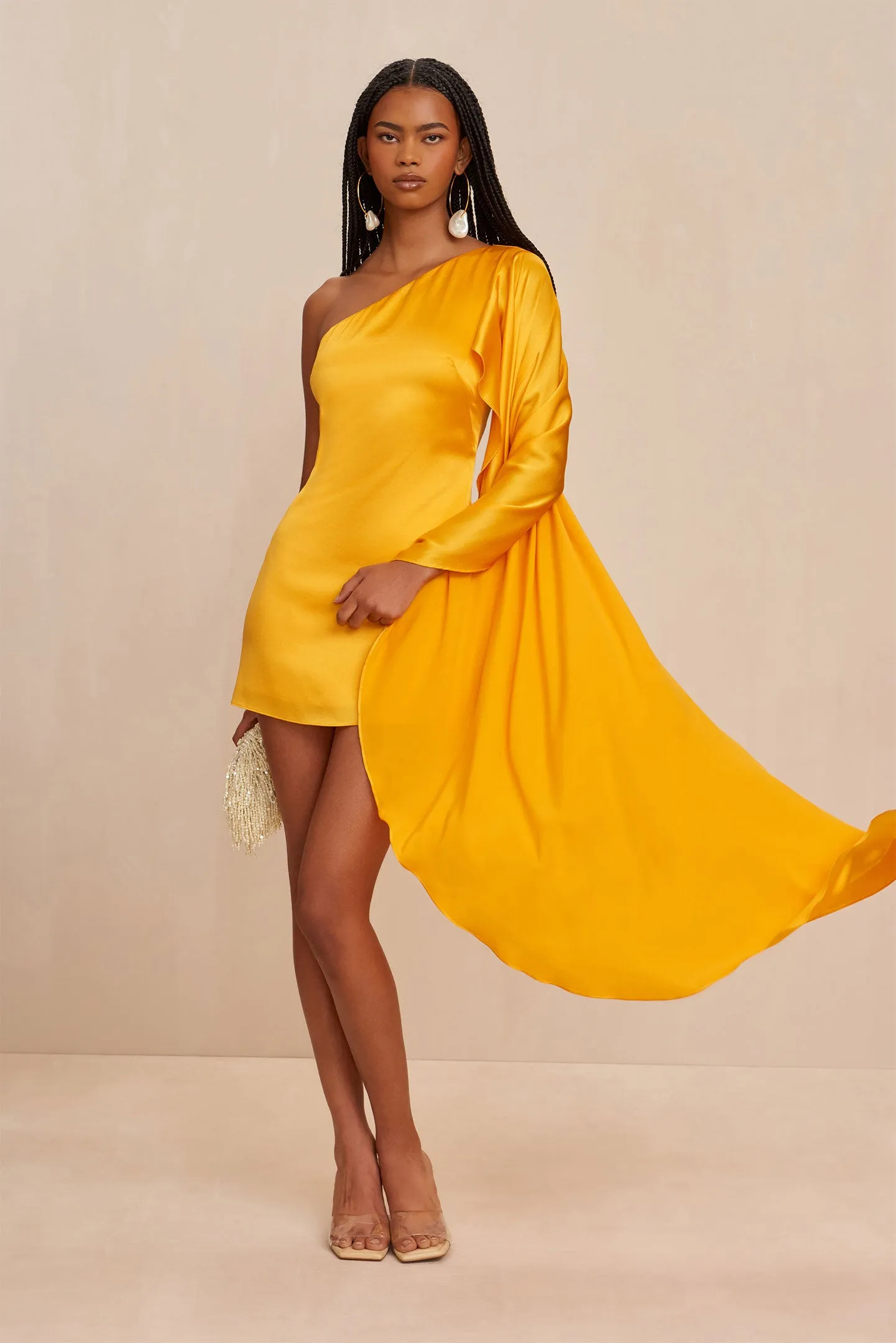 ENZA DRESS - MARMALADE sold by Cult Gaia product image thumbnail 3