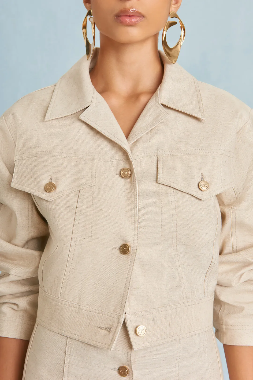 DAPHNE JACKET - BEACH sold by cult gaia product image thumbnail 3