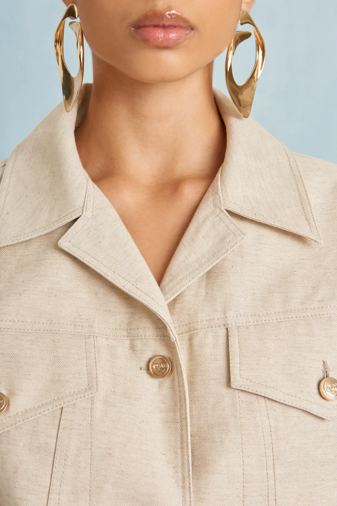 DAPHNE JACKET - BEACH sold by cult gaia product image thumbnail 4