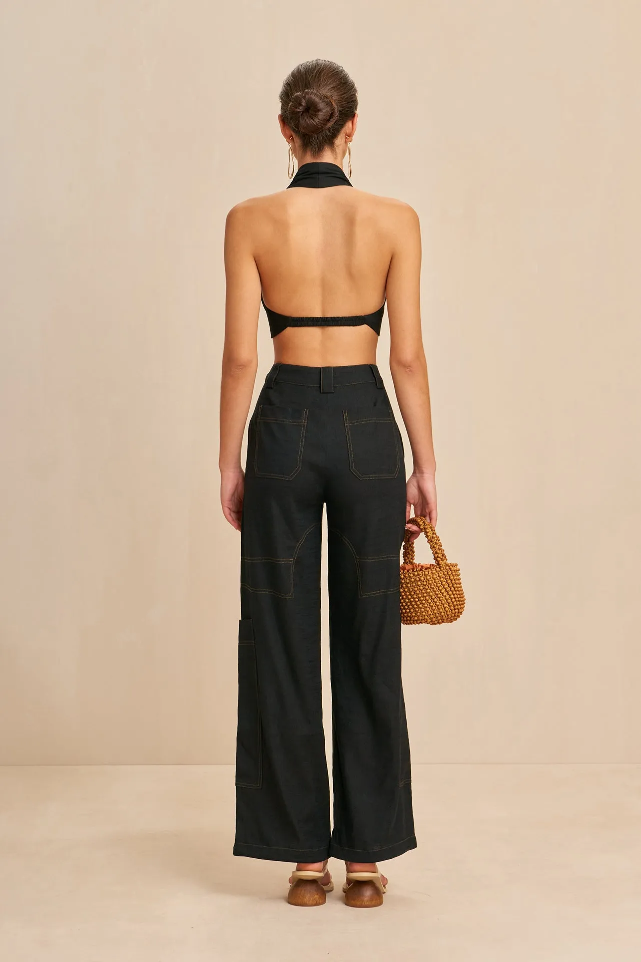 WYNN PANT - BLACK sold by Cult Gaia product image thumbnail 4