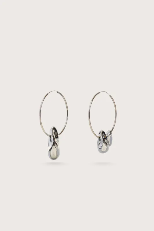 JUNO EARRING - SHINY SILVER sold by cult gaia