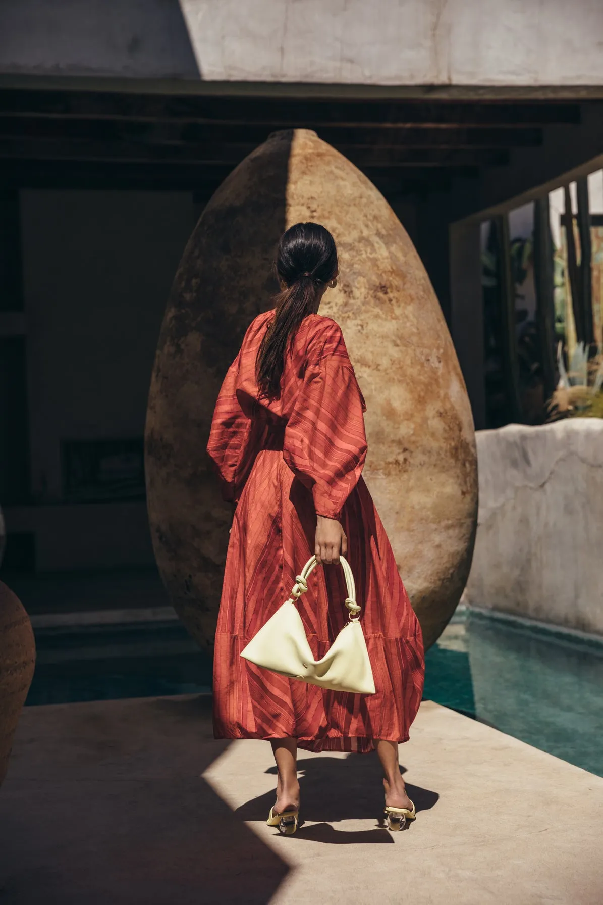 MARTINE TOP - CLAY MULTI STRIPE sold by cult gaia product image thumbnail 2