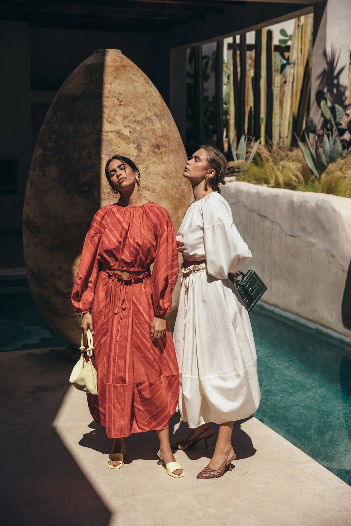 MARTINE TOP - CLAY MULTI STRIPE sold by cult gaia product image thumbnail 5