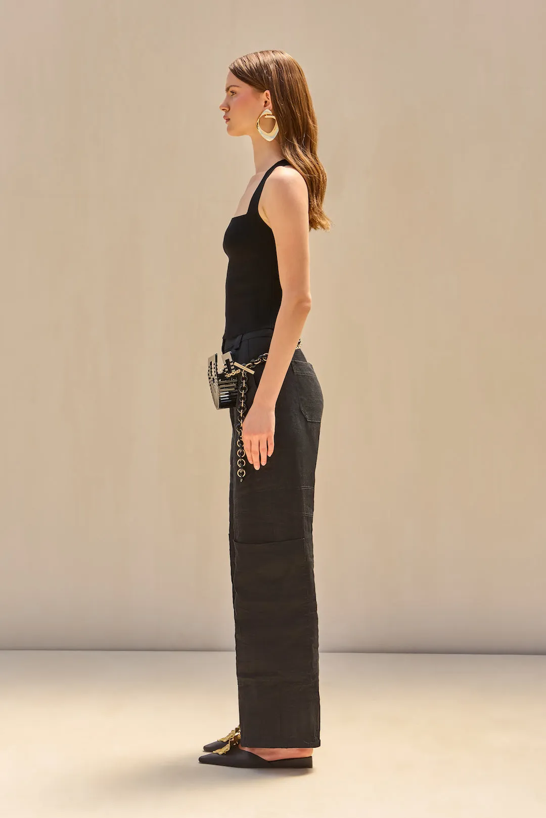 CRAWFORD KNIT TOP - BLACK sold by Cult Gaia product image thumbnail 3