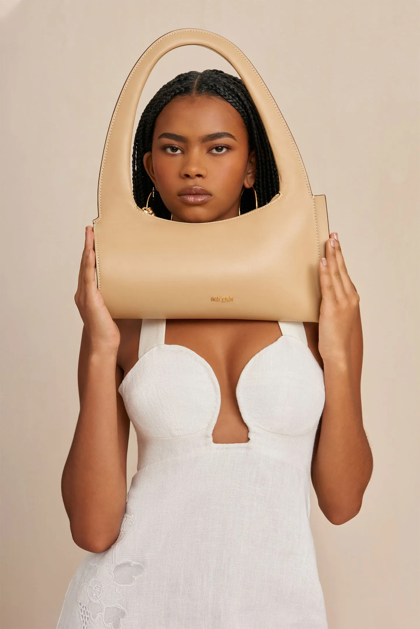CLAUDETTE SHOULDER - SAND sold by cult gaia product image thumbnail 3