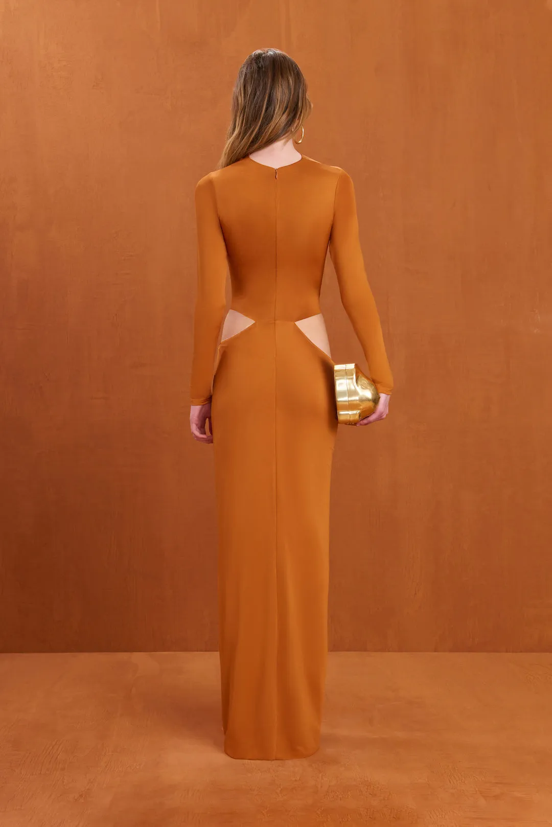 KERI GOWN - BOURBON sold by Cult Gaia product image thumbnail 5