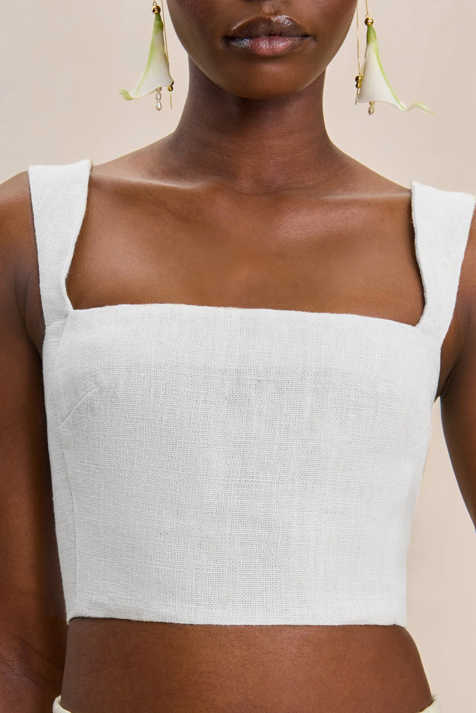 CAMILLA TOP - OFF WHITE sold by Cult Gaia