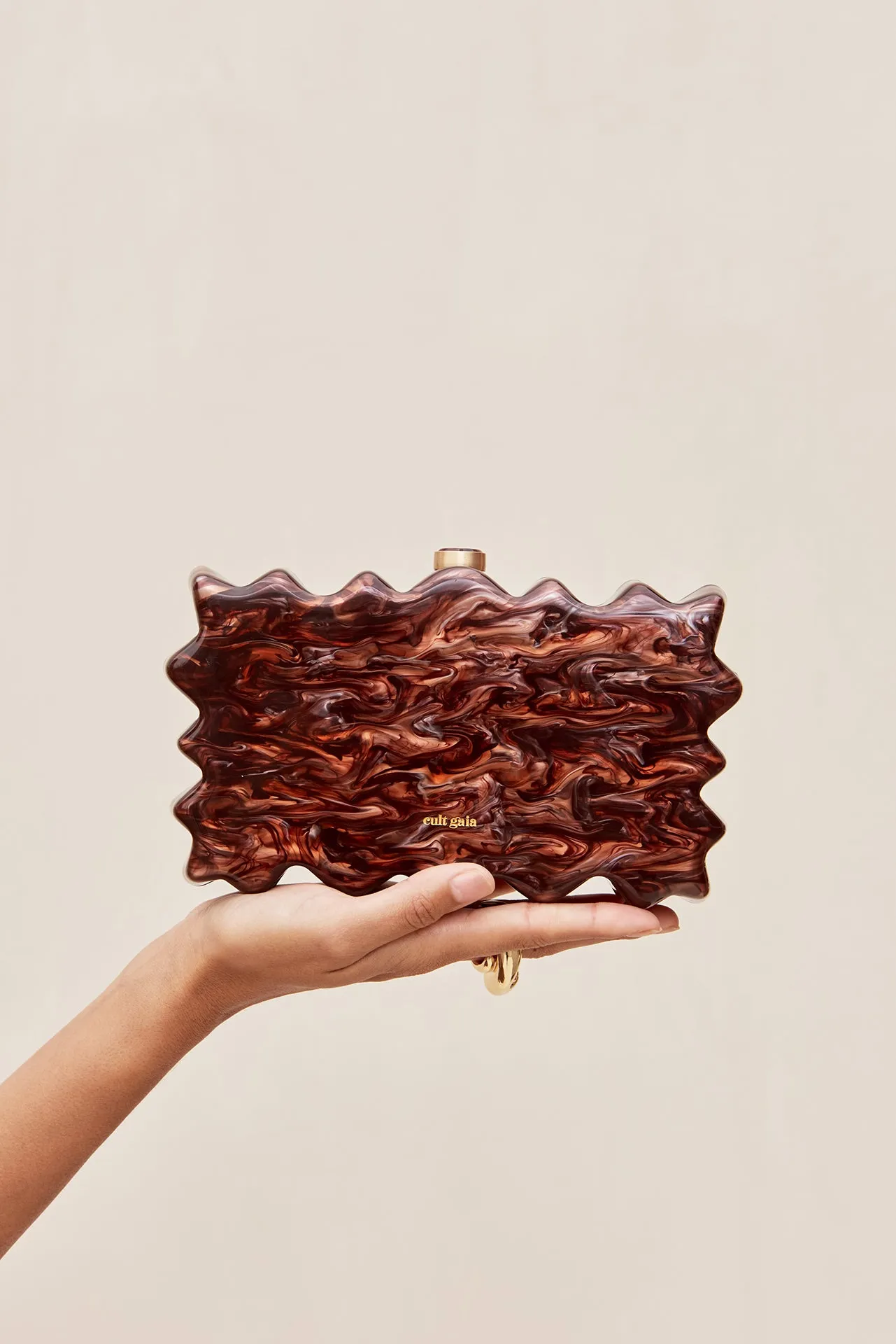 PALOMA CLUTCH - BRONZE sold by Cult Gaia product image thumbnail 3