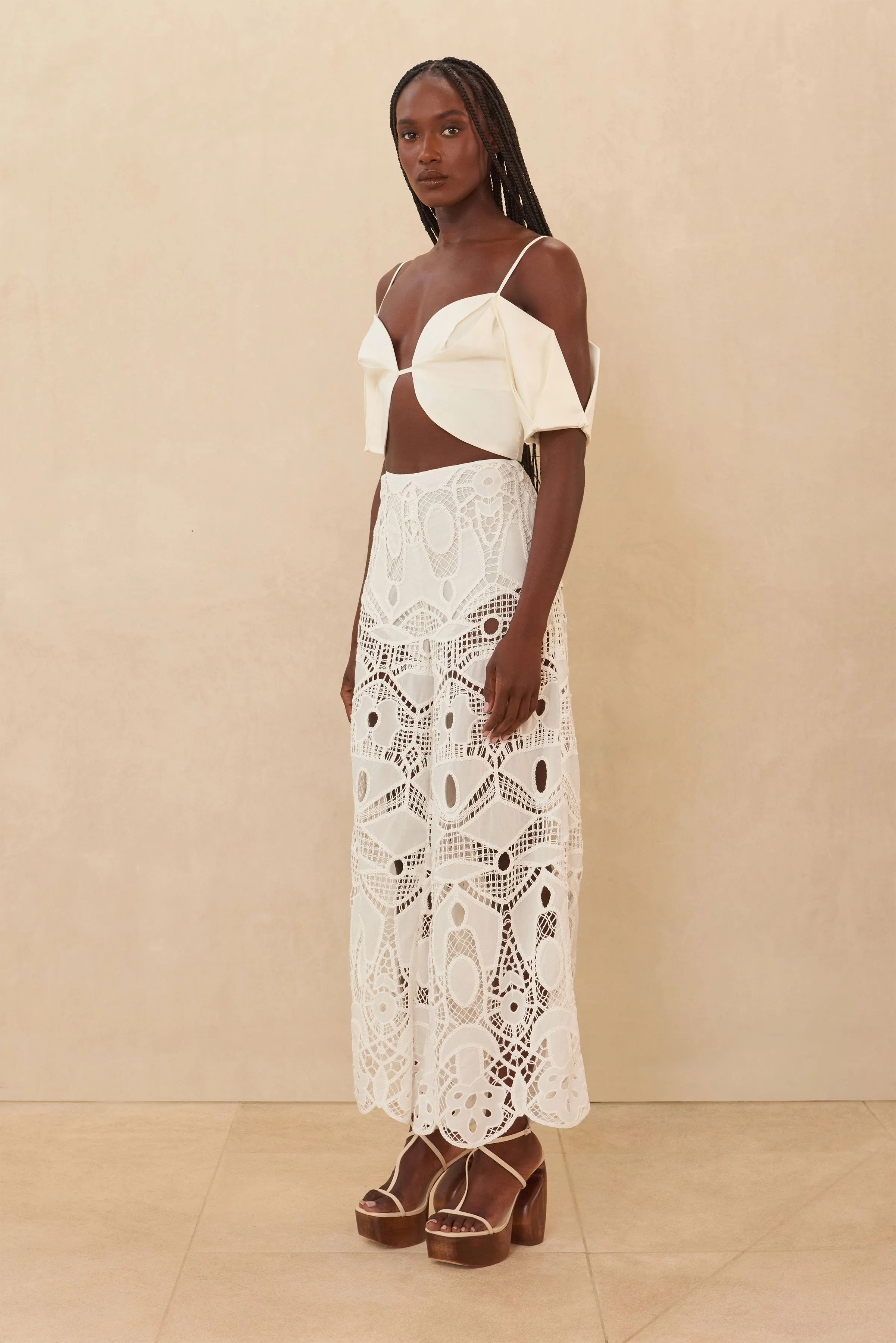 AMBRA TOP - OFF WHITE sold by cult gaia product image thumbnail 3