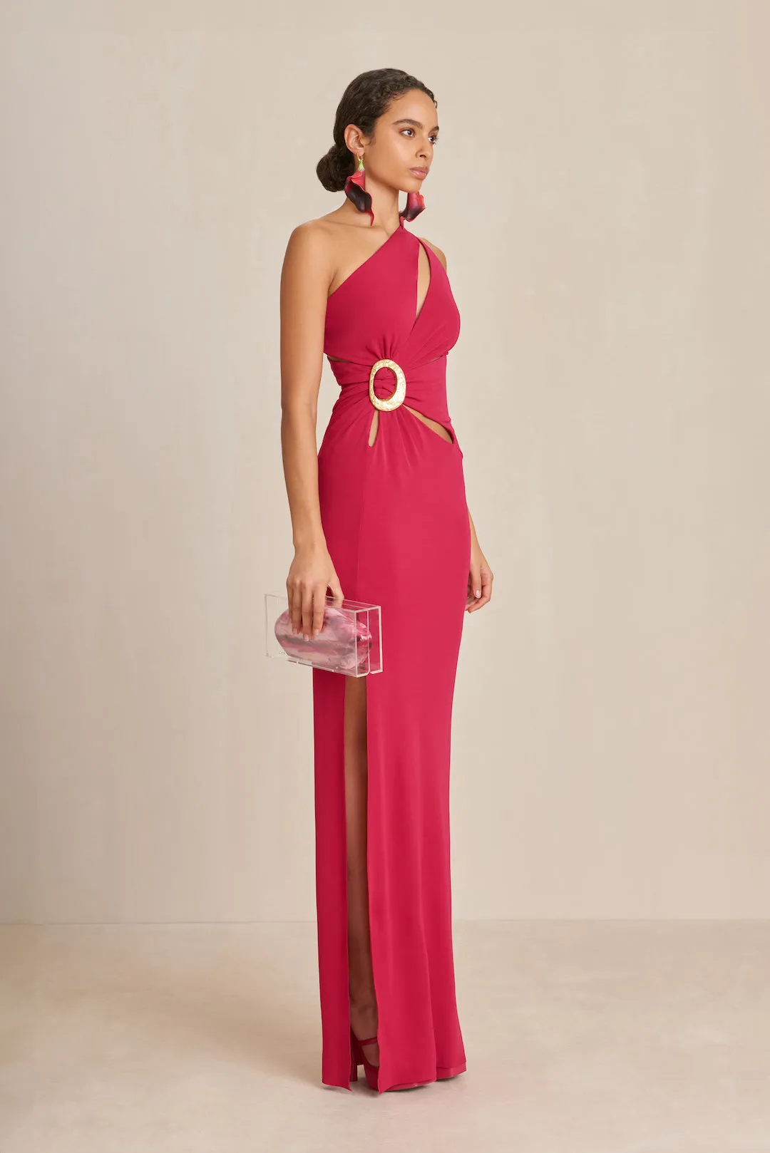 ZINNA GOWN - MAGENTA sold by Cult Gaia product image thumbnail 3