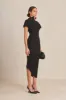 CHRYSTA KNIT DRESS - BLACK sold by Cult Gaia