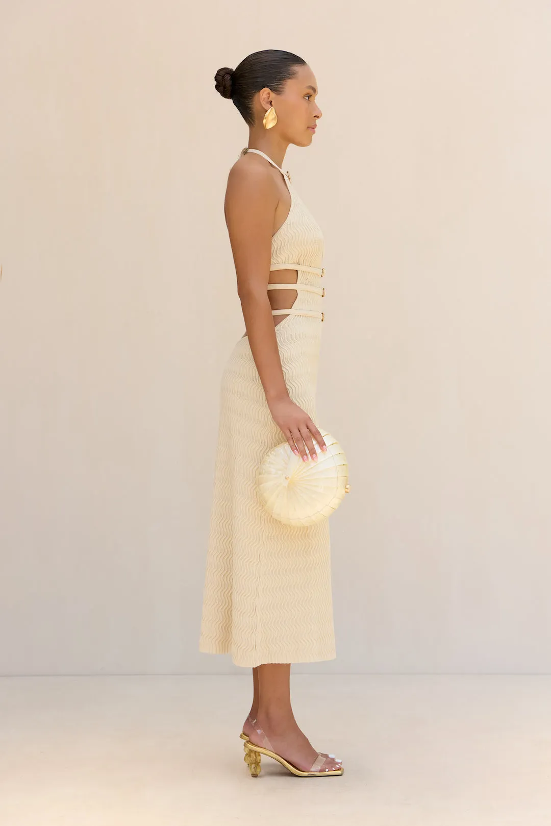 EVALEIGH KNIT DRESS - BEACH sold by Cult Gaia product image thumbnail 3