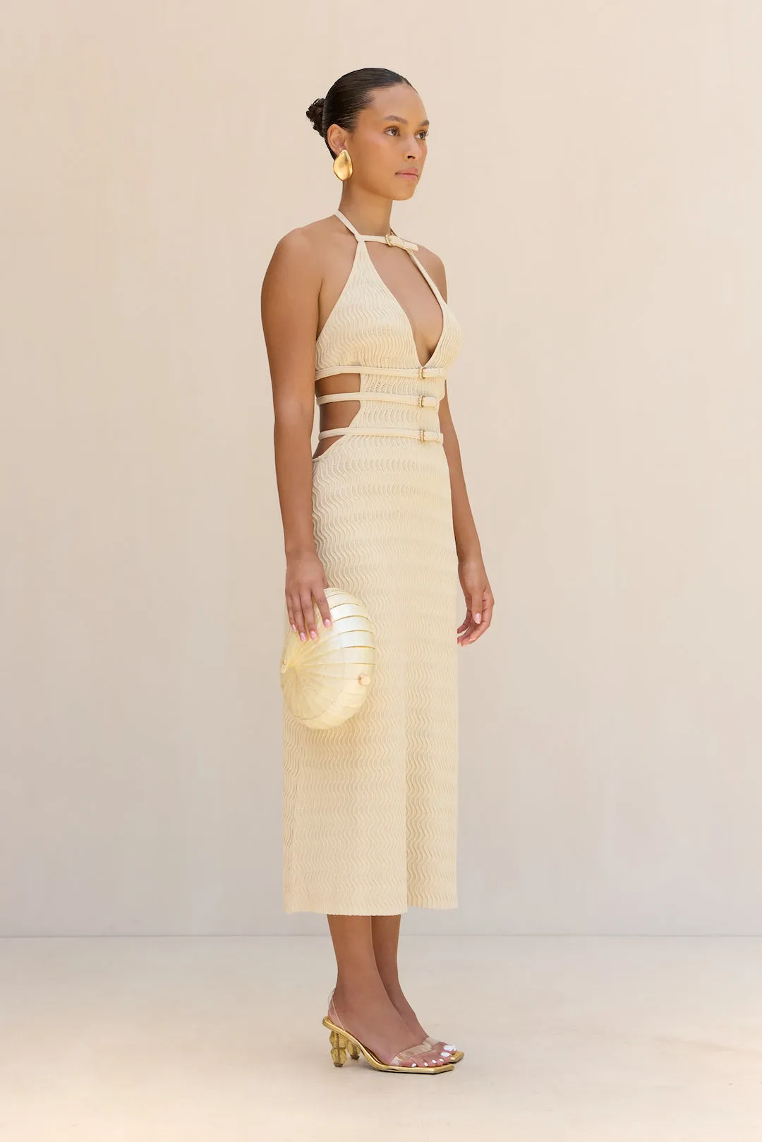 EVALEIGH KNIT DRESS - BEACH sold by Cult Gaia product image thumbnail 5