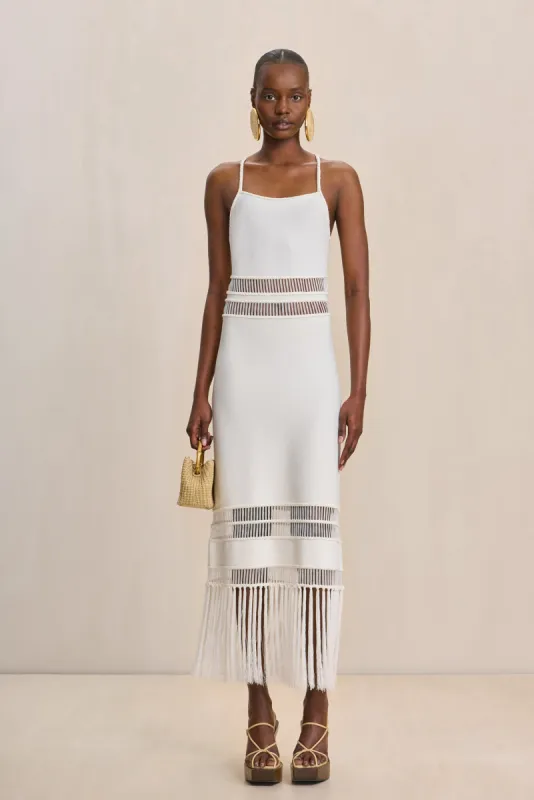 KIKI KNIT DRESS - OFF WHITE sold by cult gaia
