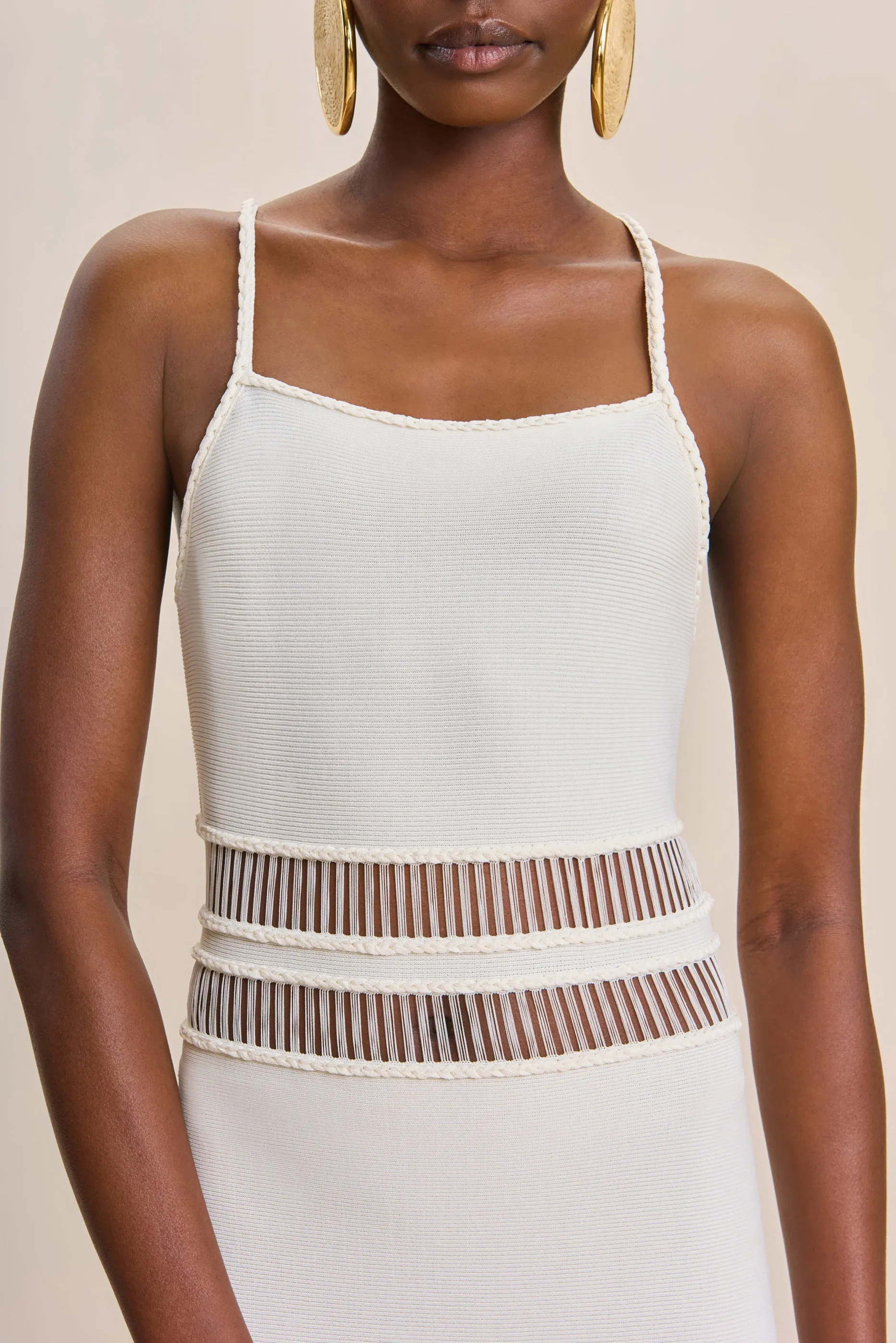 KIKI KNIT DRESS - OFF WHITE sold by cult gaia product image thumbnail 2