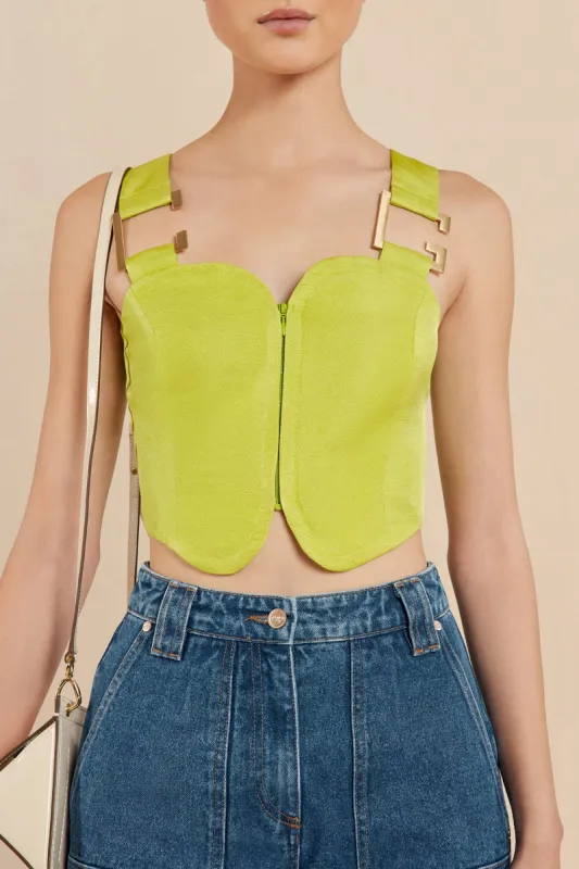 VIVEK TOP - MOSS sold by cult gaia