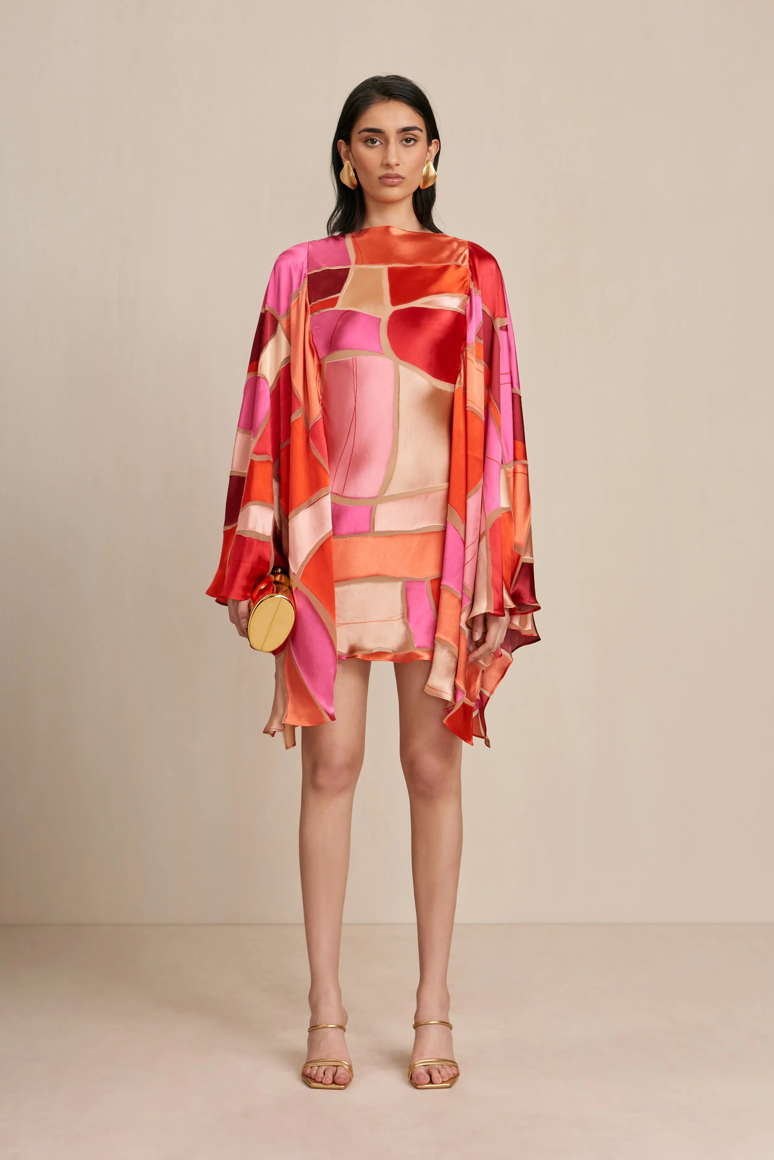 MADRIGAL DRESS - LOLLIPOP MOSAIC sold by cult gaia product image thumbnail 2