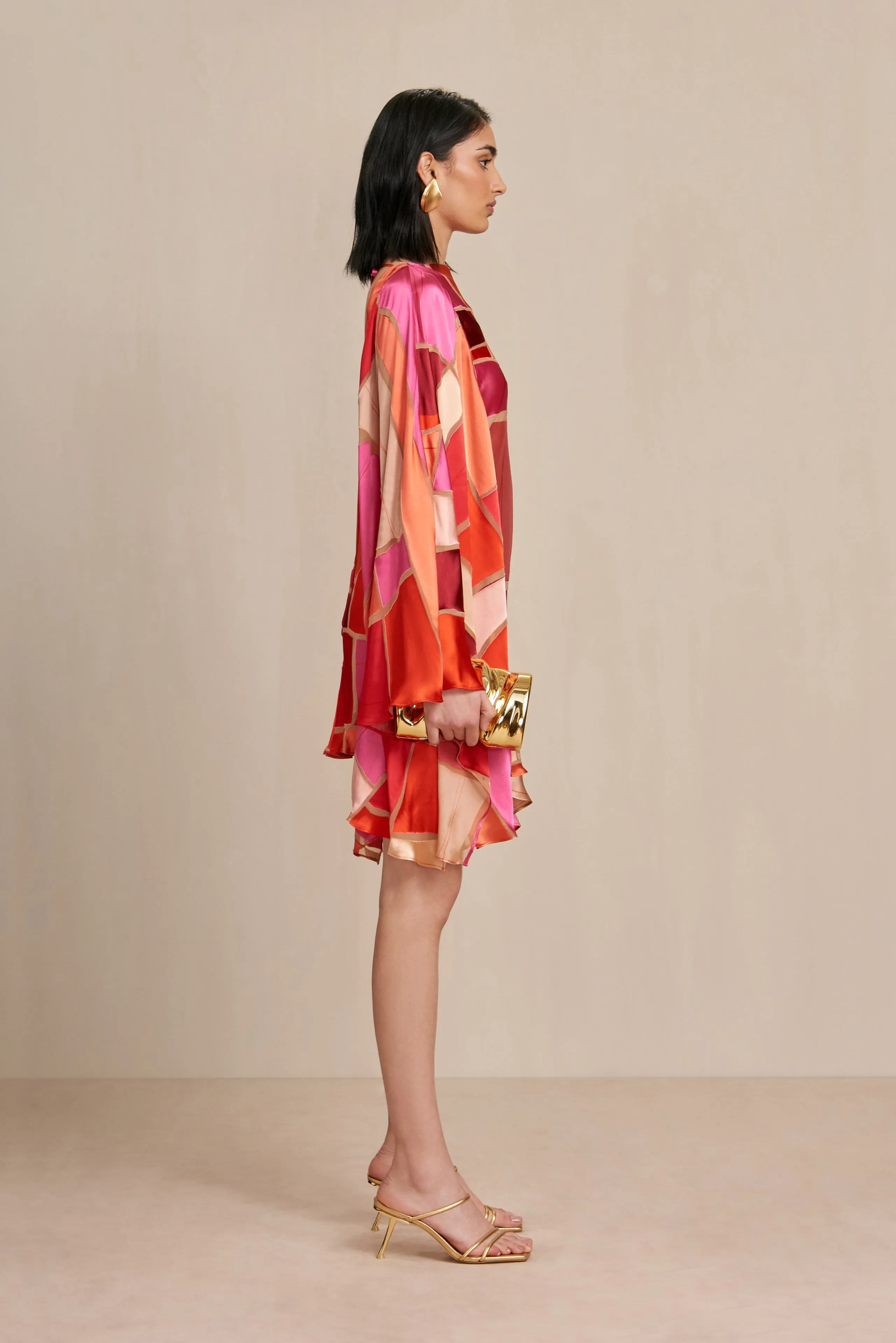 MADRIGAL DRESS - LOLLIPOP MOSAIC sold by cult gaia product image thumbnail 3