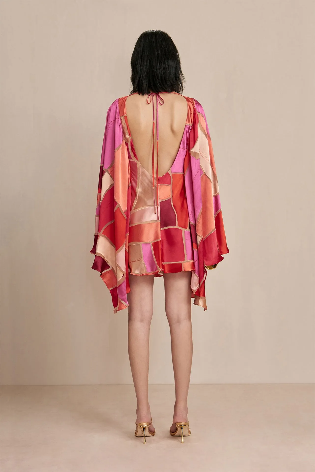 MADRIGAL DRESS - LOLLIPOP MOSAIC sold by cult gaia product image thumbnail 4