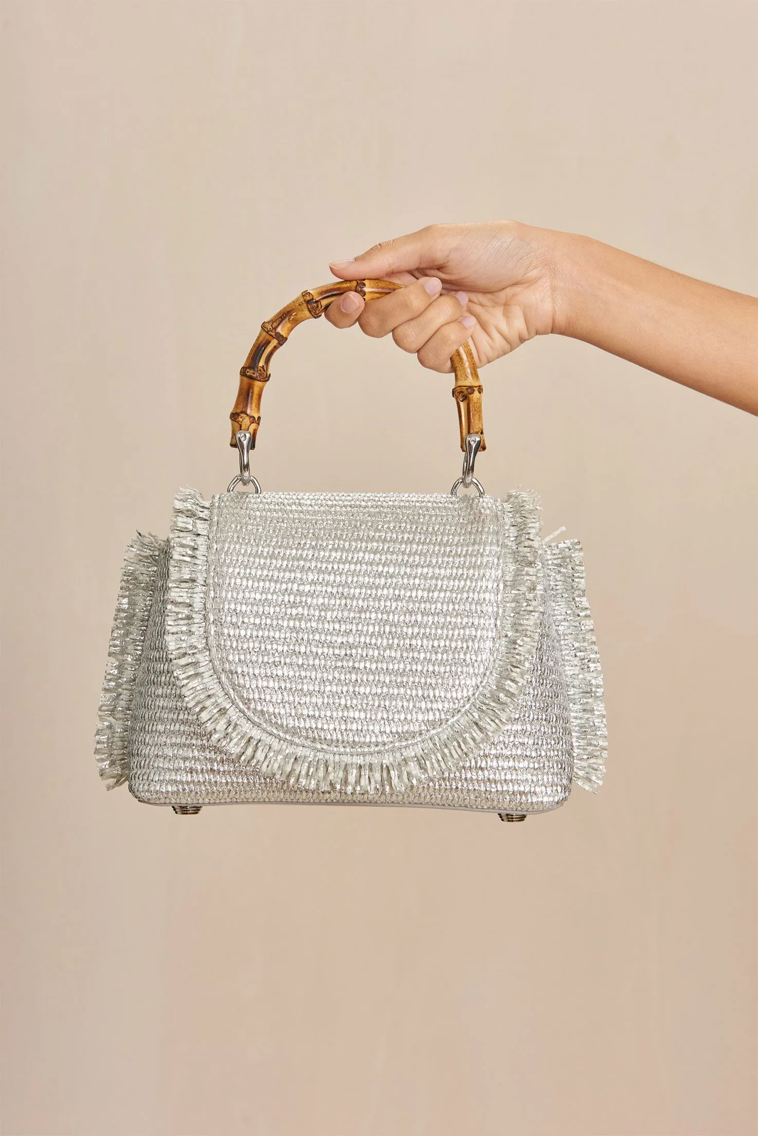 OZZY MINI BAG - SILVER sold by cult gaia product image thumbnail 3