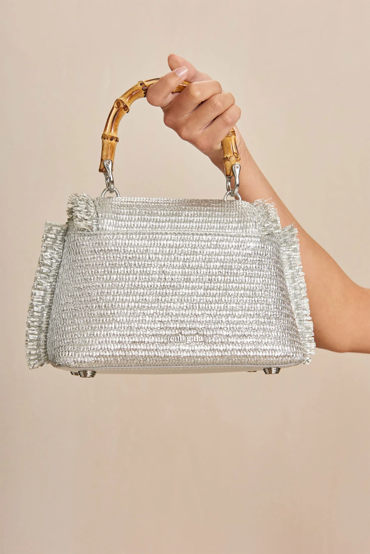 OZZY MINI BAG - SILVER sold by cult gaia product image thumbnail 4