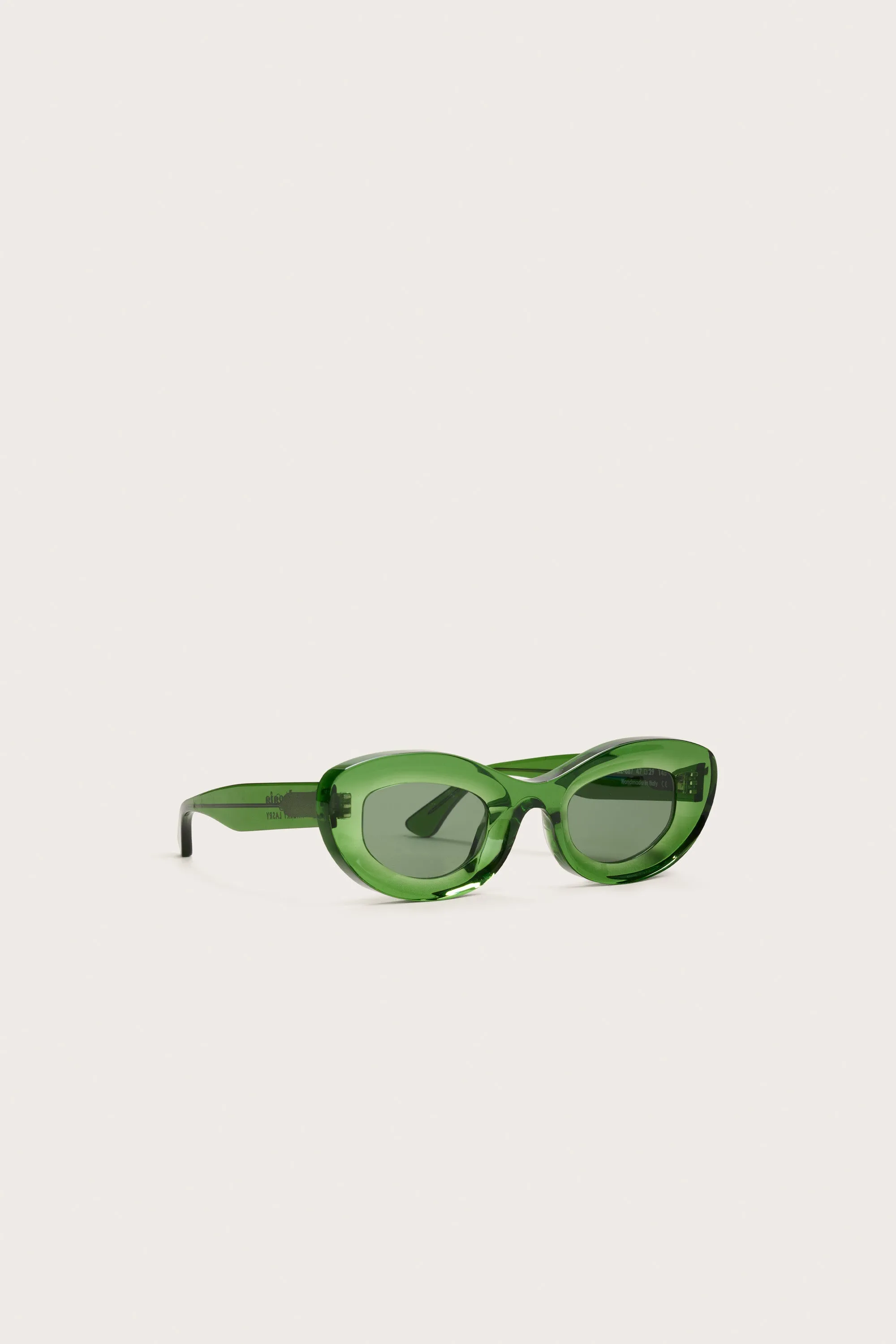 JAZZ SUNNIES - TRANSLUCENT GREEN sold by Cult Gaia product image thumbnail 2