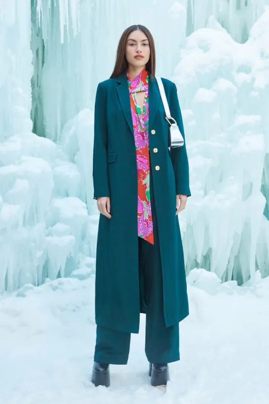 EVEREST COAT - DARK SEAMOSS sold by Cult Gaia