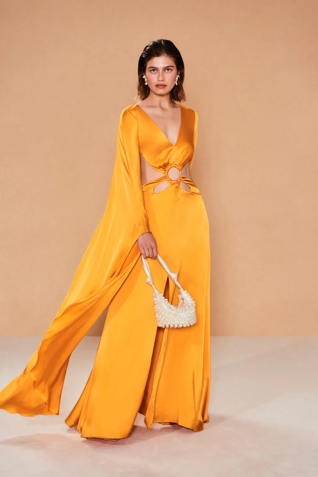 JASMIN GOWN - MARIGOLD sold by cult gaia product image thumbnail 3