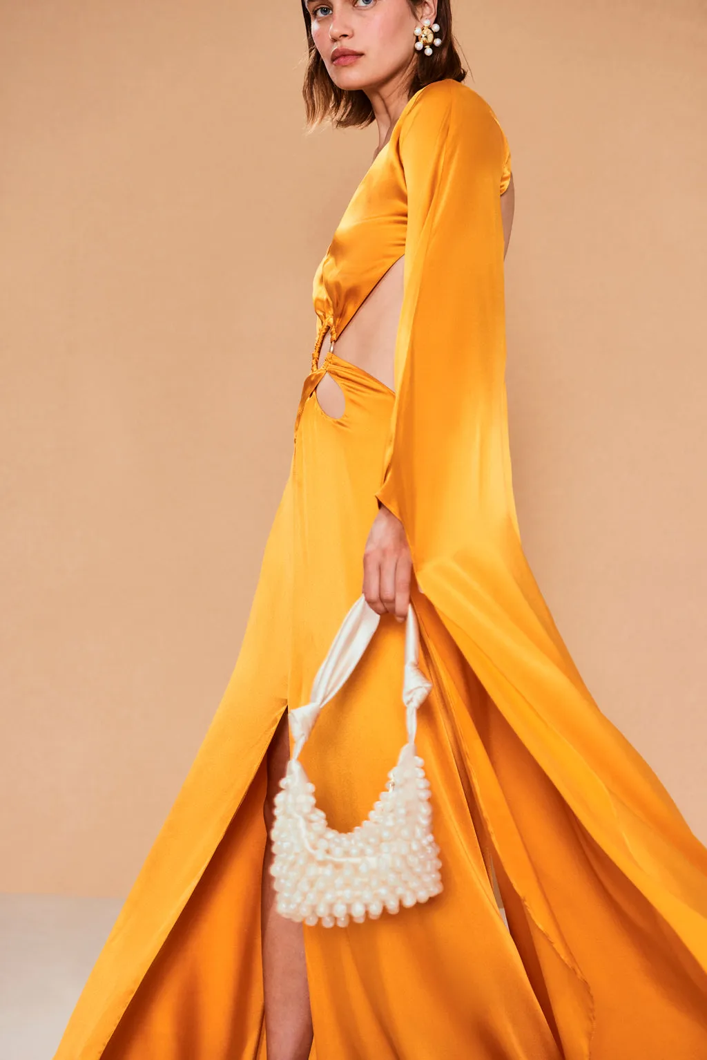 JASMIN GOWN - MARIGOLD sold by cult gaia product image thumbnail 4