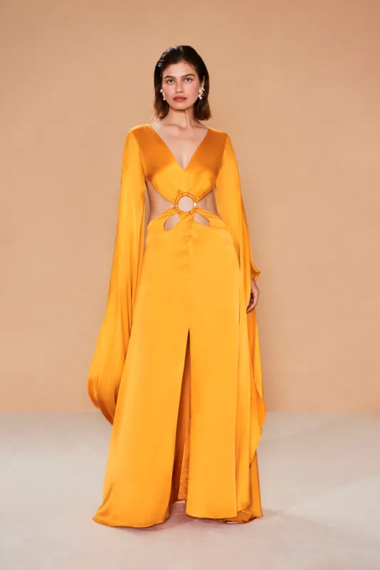JASMIN GOWN - MARIGOLD sold by cult gaia
