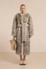 MARTINA COAT - FOG sold by Cult Gaia