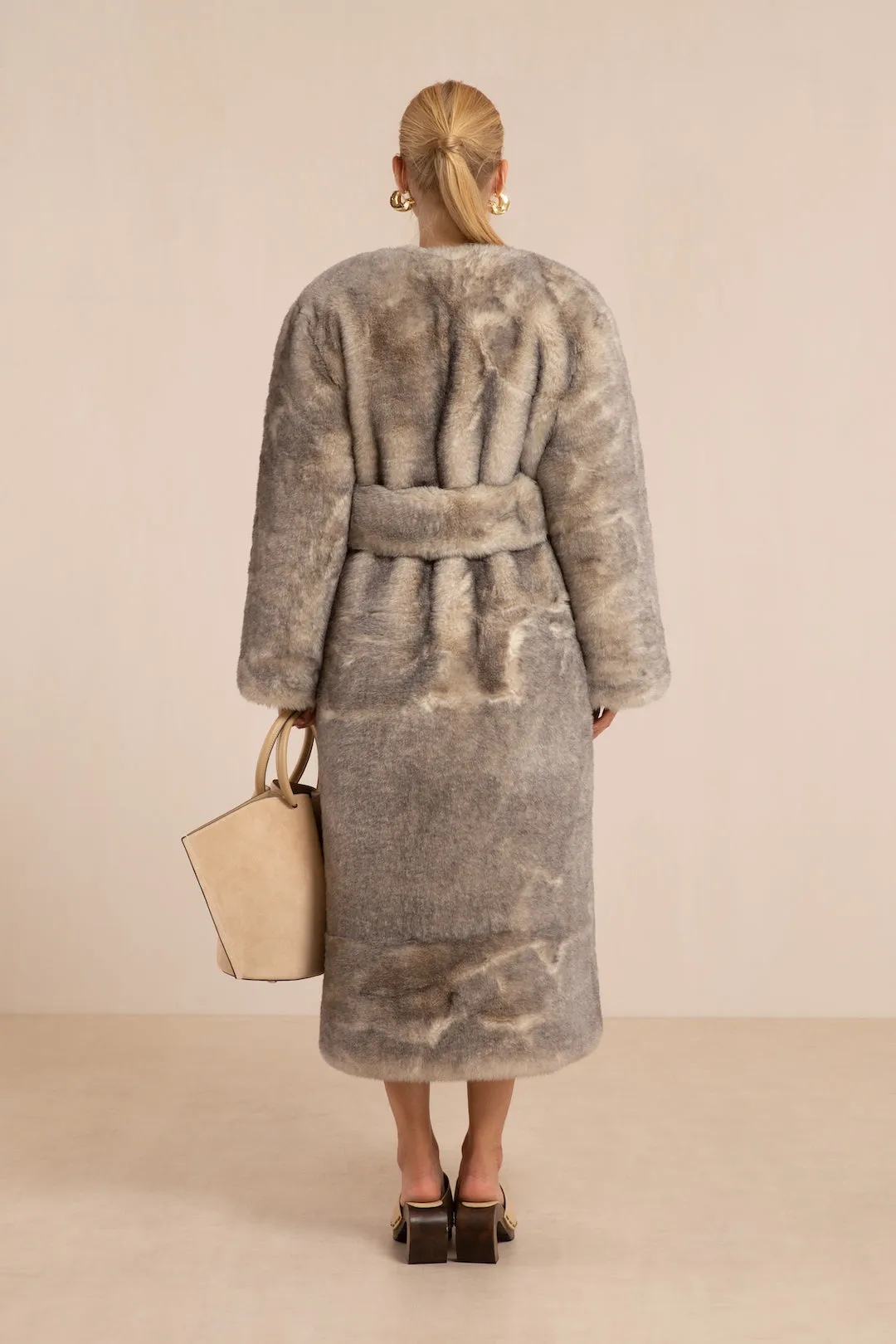 MARTINA COAT - FOG sold by Cult Gaia product image thumbnail 3
