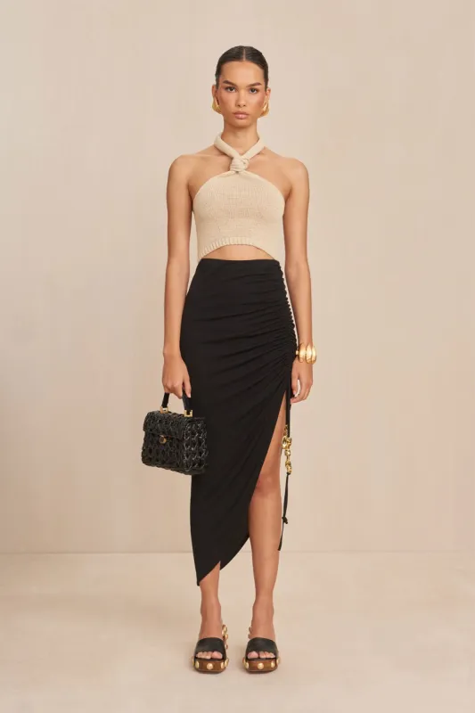 ICARUS SKIRT - BLACK sold by cult gaia