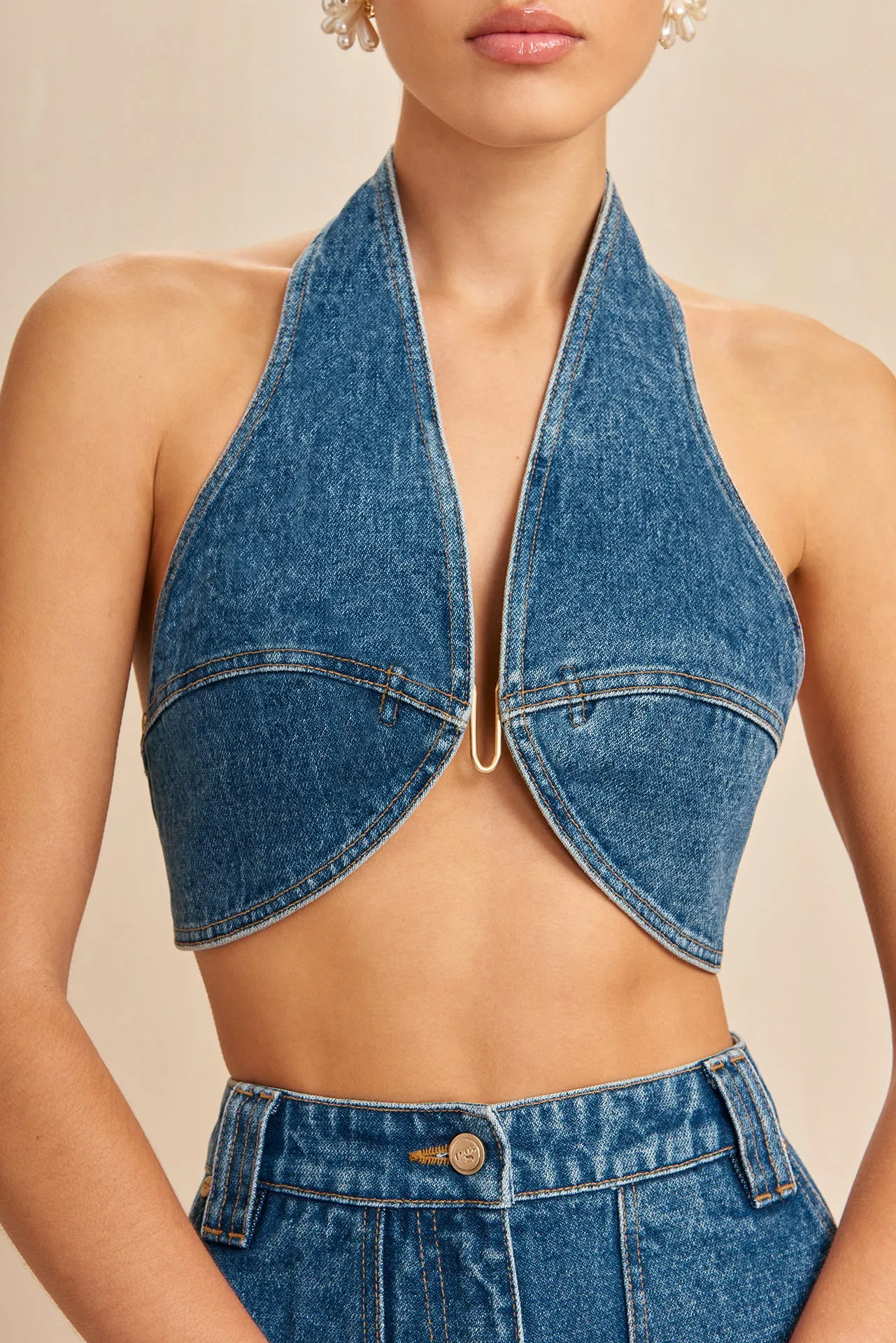 DIEM TOP - INDIGO sold by cult gaia product image thumbnail 3