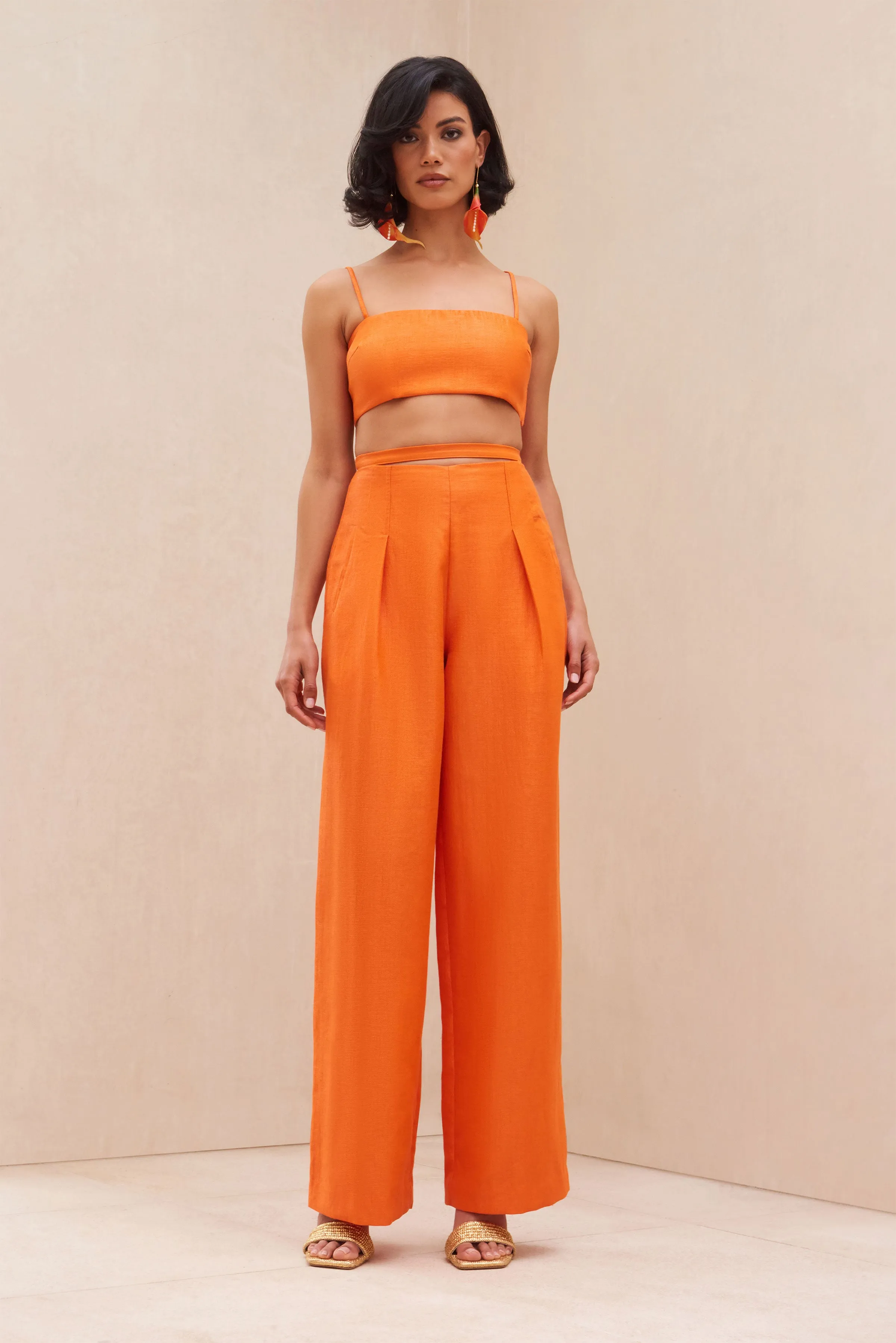 TEREZA TOP - PAPAYA sold by cult gaia product image thumbnail 2